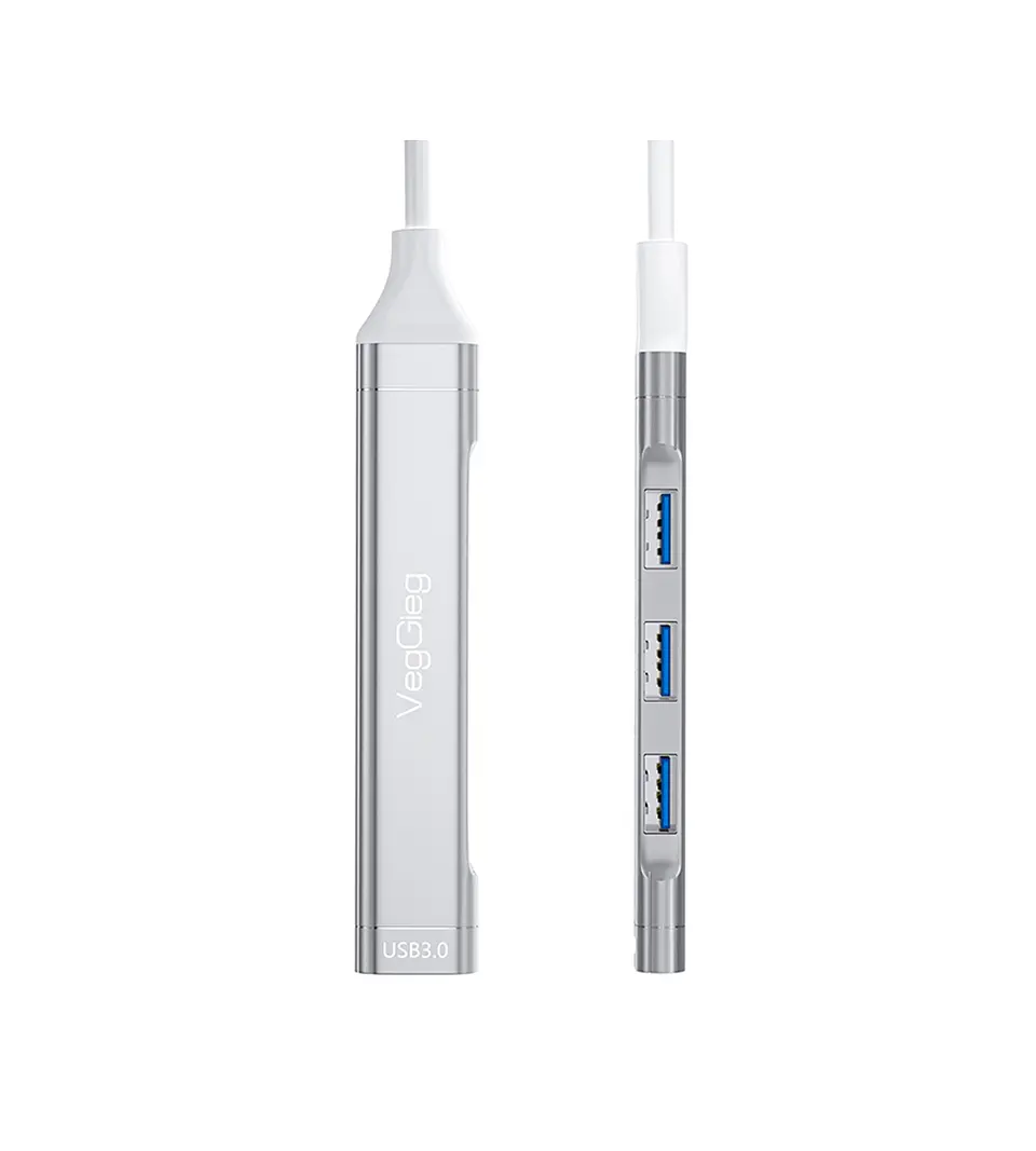 Hub USB TIPO C 3.0 de 4 Puertos VegGieg – Rendimiento superior, diseño confiable  2