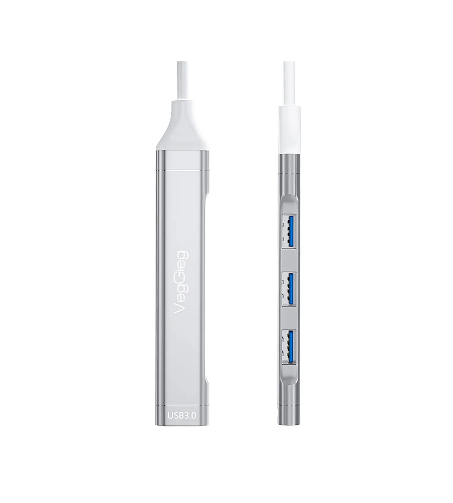 Hub USB 3.0 de 4 Puertos VegGieg – Rendimiento superior, diseño confiable  2