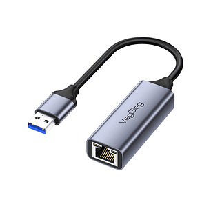  Adaptador USB 3.0 a LAN RJ45 1000Mbps VegGieg – Conectividad estable, velocidad máxima
