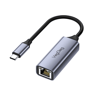 Adaptador USB TIPO C 3.0 a LAN RJ45 1000Mbps VegGieg – Conectividad estable, velocidad máxima