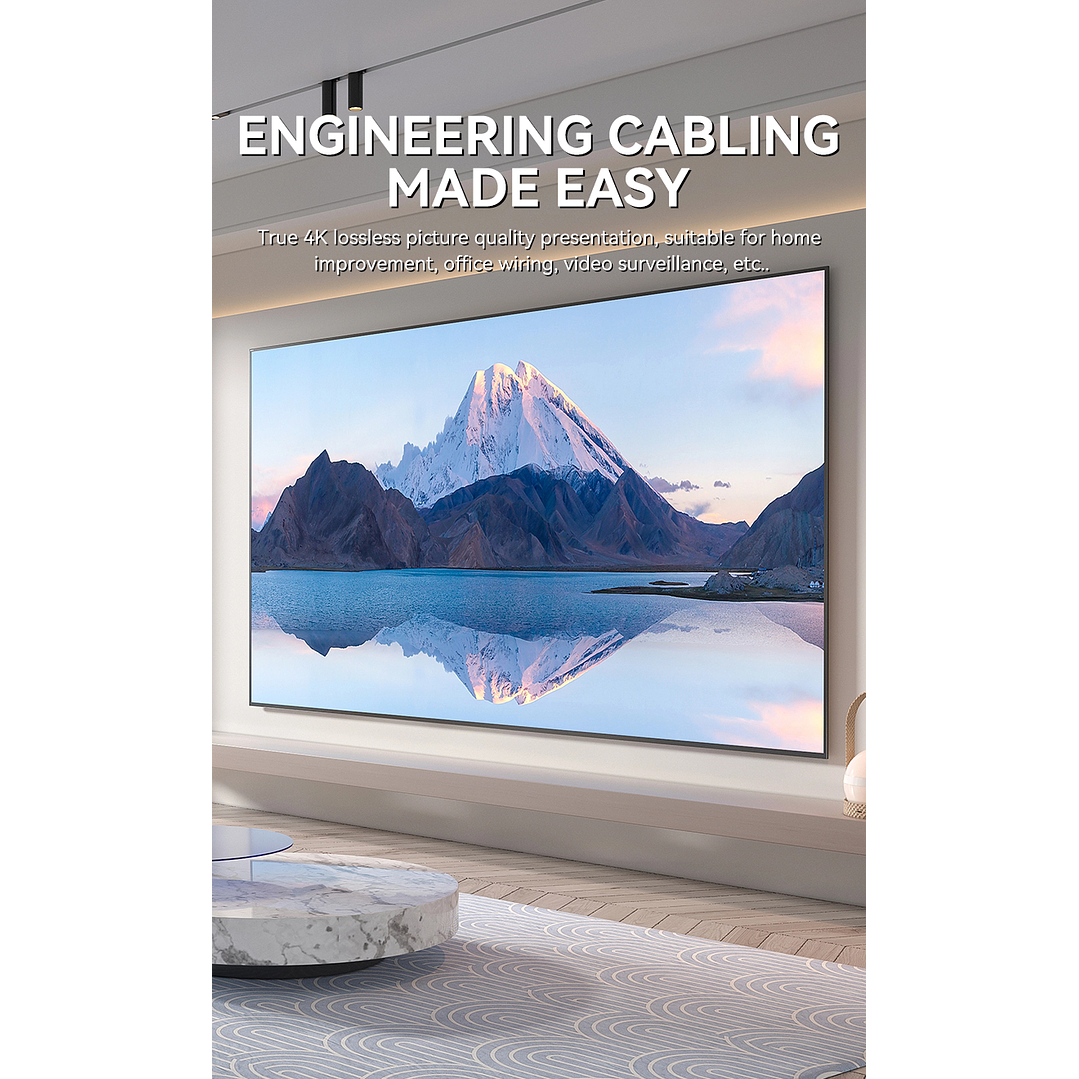 Cable HDMI 4K 60Hz V2.0 VegGieg  – Rendimiento 18Gbps para imagen y sonido de alta fidelidad  5