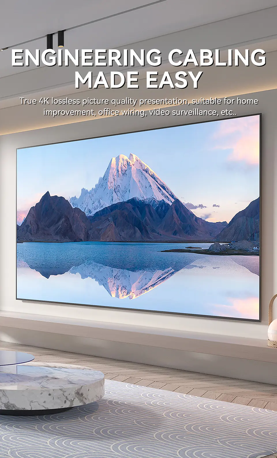 Cable HDMI 4K 60Hz V2.0 VegGieg  – Rendimiento 18Gbps para imagen y sonido de alta fidelidad  5