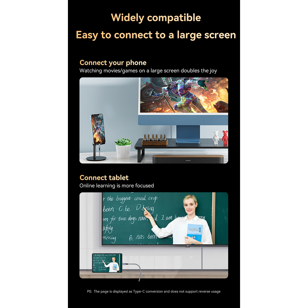 VegGieg Thunderbolt 4 – Cable USB-C 40Gbps con soporte 8K y carga rápida 240W 8