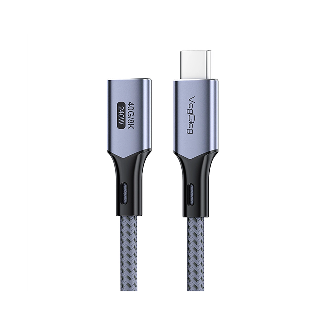 VegGieg  USB 4.0 Thunderbolt 4 – Cable de extensión Type-C 40Gbps / 240W / 8K 60Hz 1