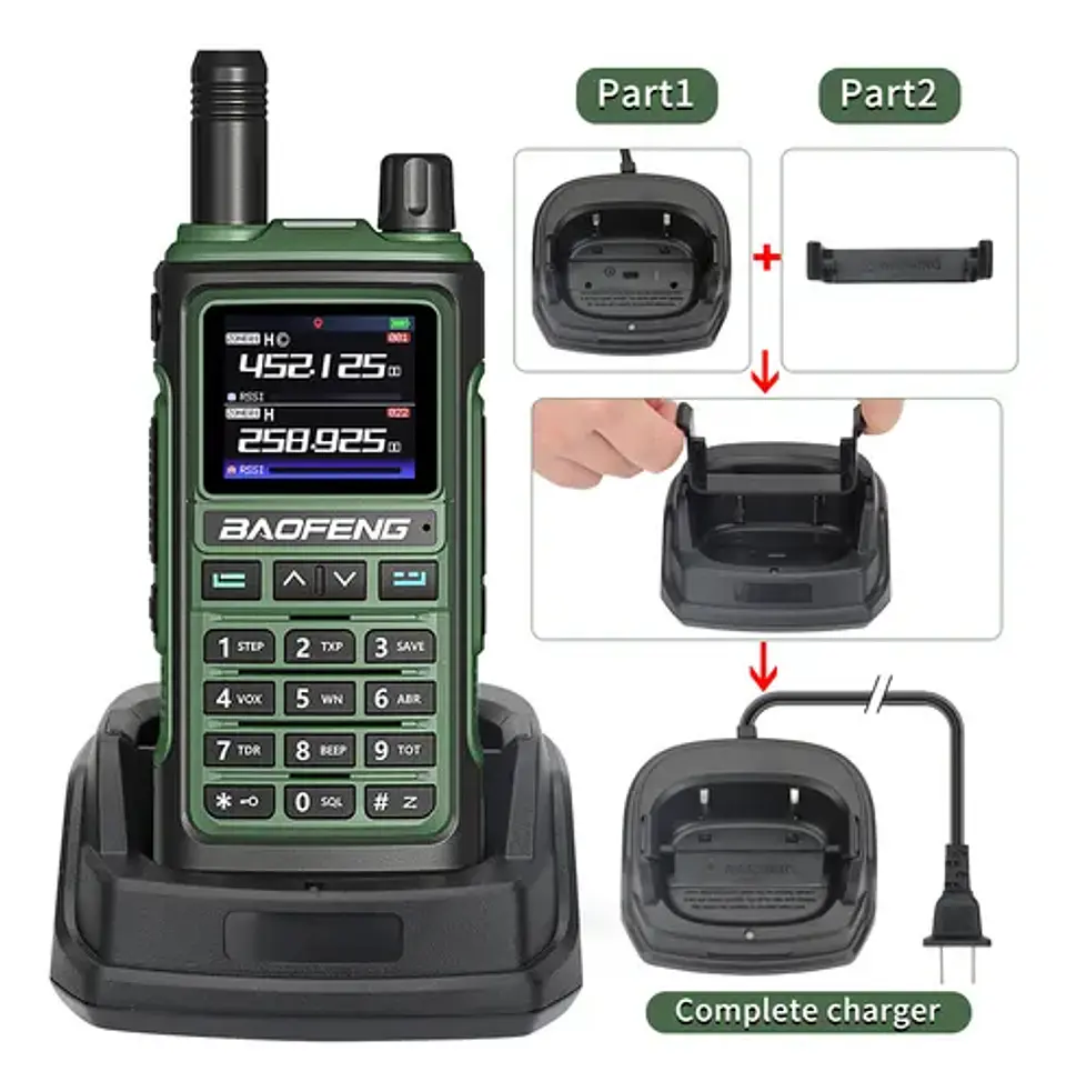 radio trasmisor baofeng UV 17 pro 5W UHF - VHF 2