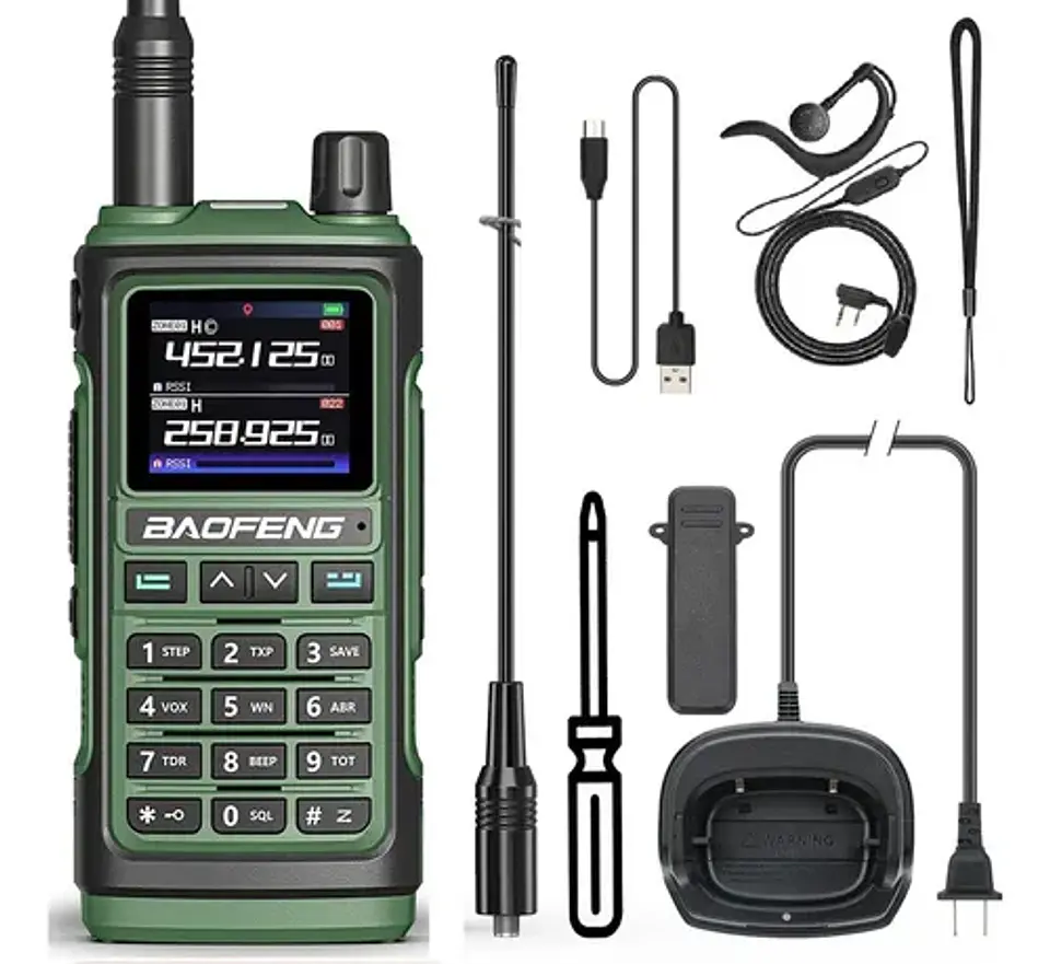 radio trasmisor baofeng UV 17 pro 5W UHF - VHF 4