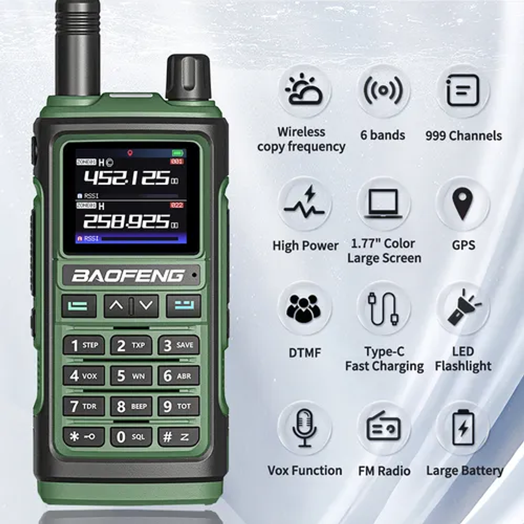 radio trasmisor baofeng UV 17 pro 5W UHF - VHF 5
