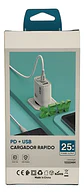 Cargador Rápido 25W PD + Cable USB Tipo C a Lightning | Certificado SEC  - Miniatura 2