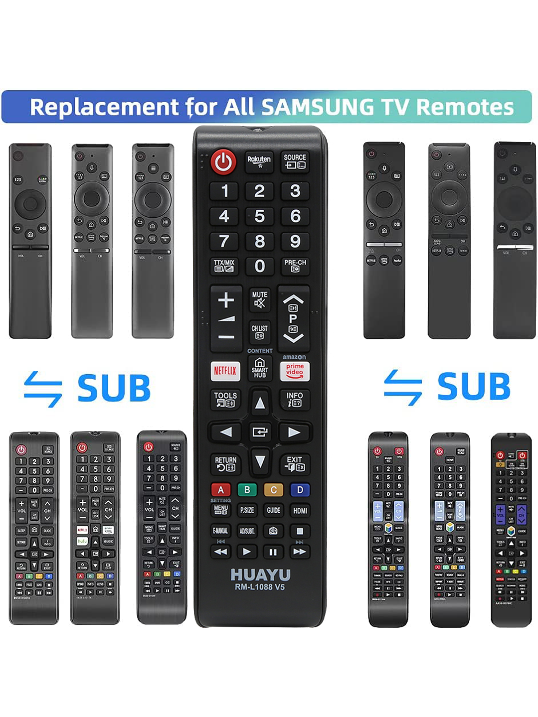 Control Remoto Universal  para Smart TV Samsung 4