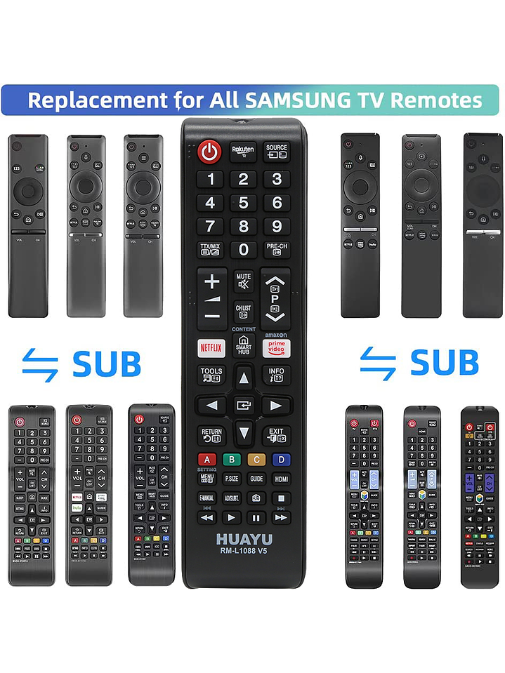 Control Remoto Universal  para Smart TV Samsung 4