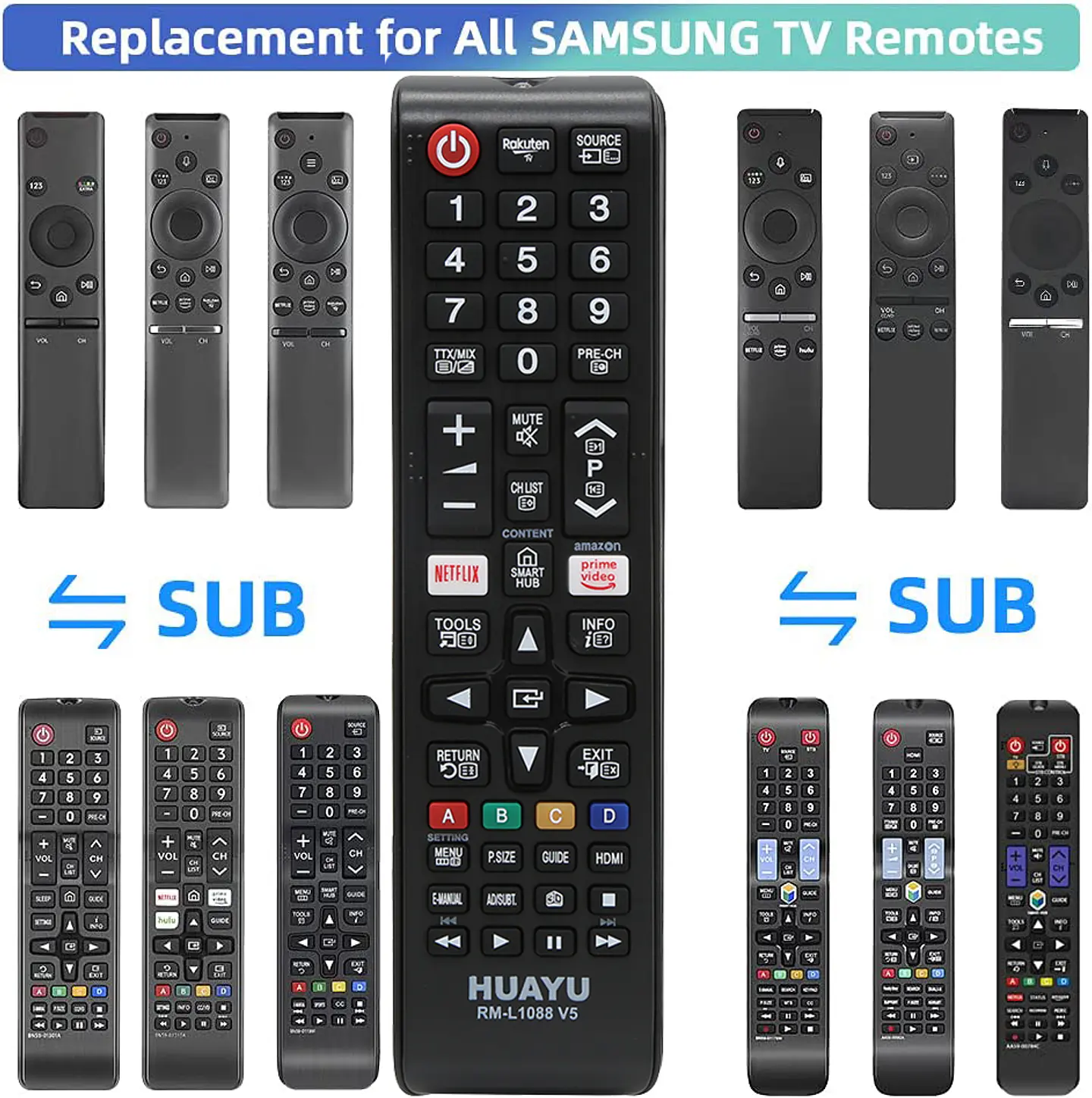 Control Remoto Universal  para Smart TV Samsung 4