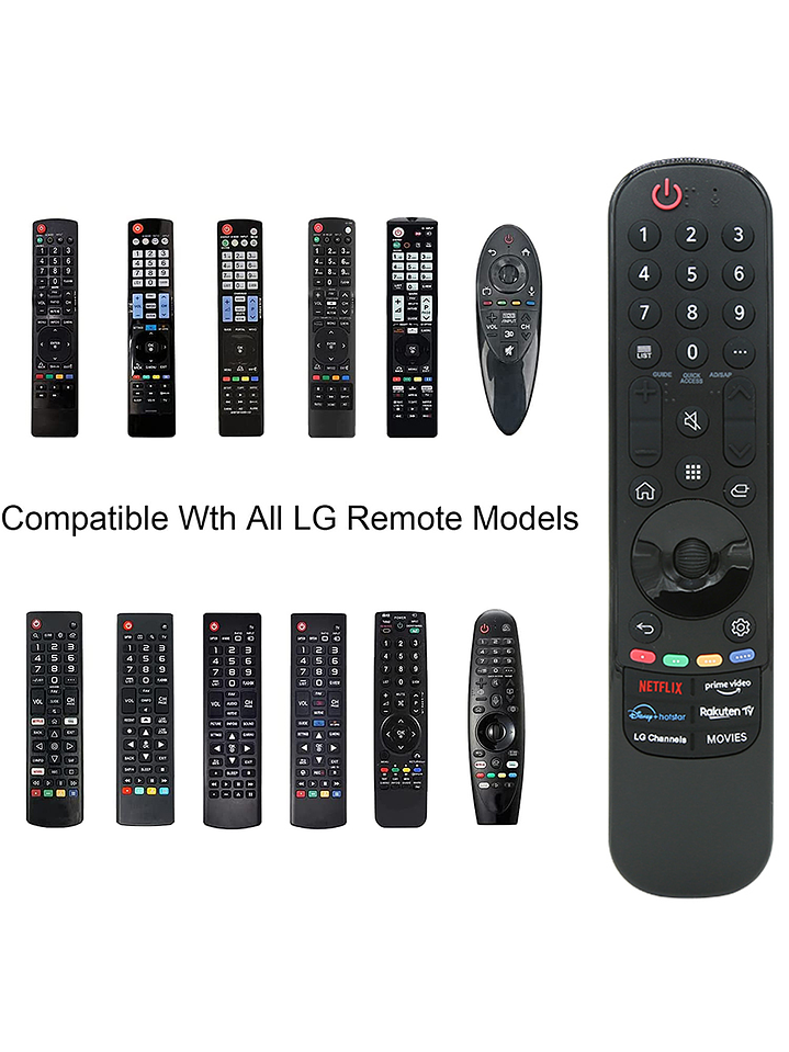 Control Remoto Universal  para LG Smart TV | Reemplazo Magic Remote 3