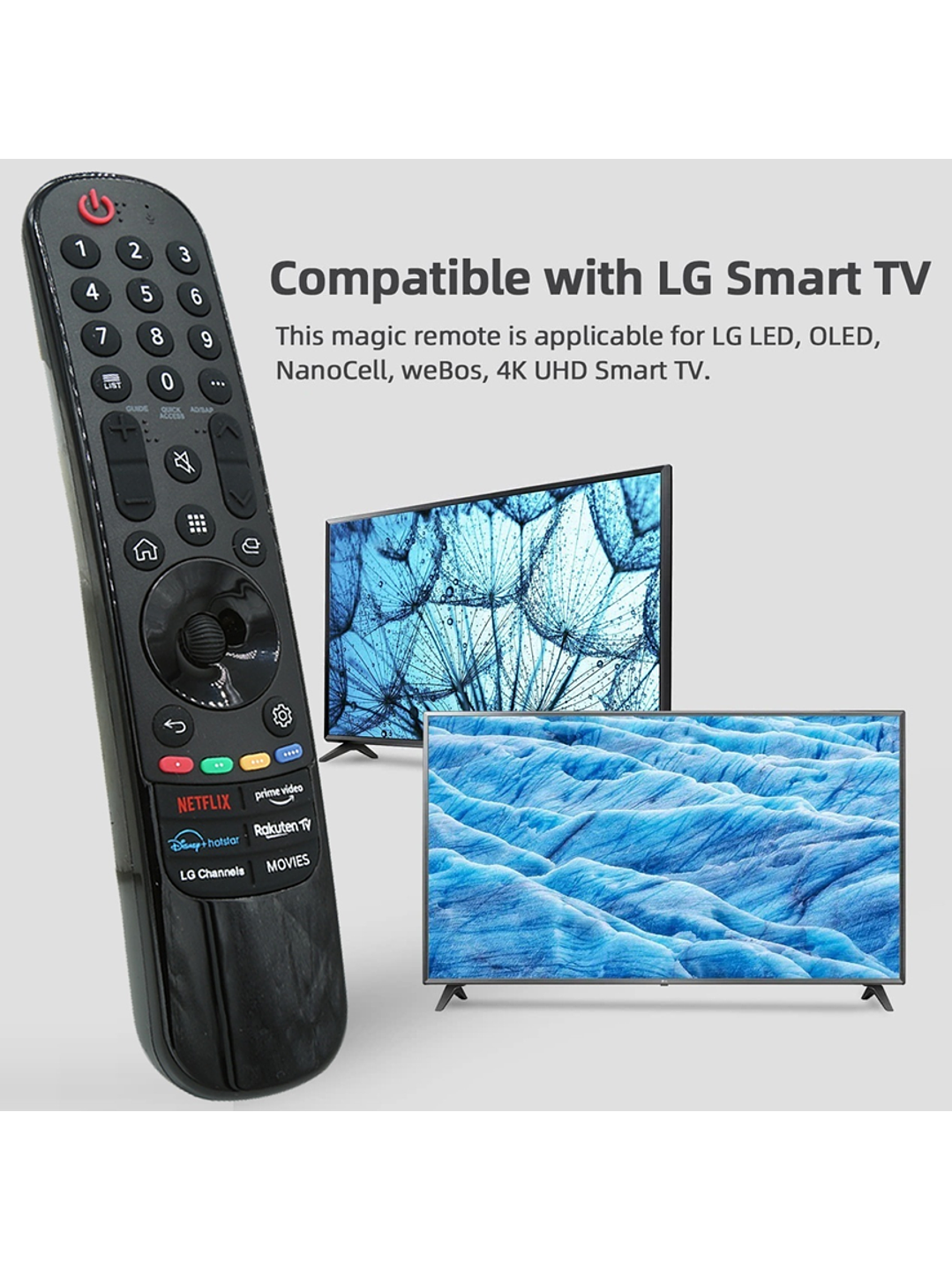 Control Remoto Universal  para LG Smart TV | Reemplazo Magic Remote 2