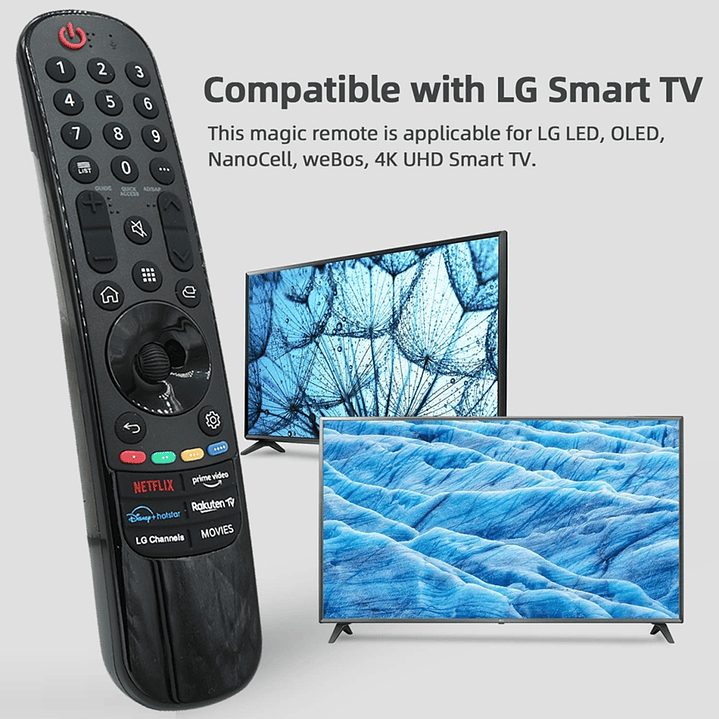 Control Remoto Universal  para LG Smart TV | Reemplazo Magic Remote 2