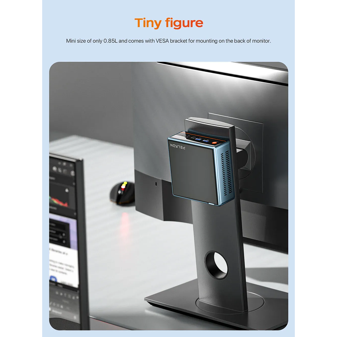 Mini PC PELADN WO4  con AMD Ryzen 7 5700U 16GB RAM DDR4 1TB SDD 5