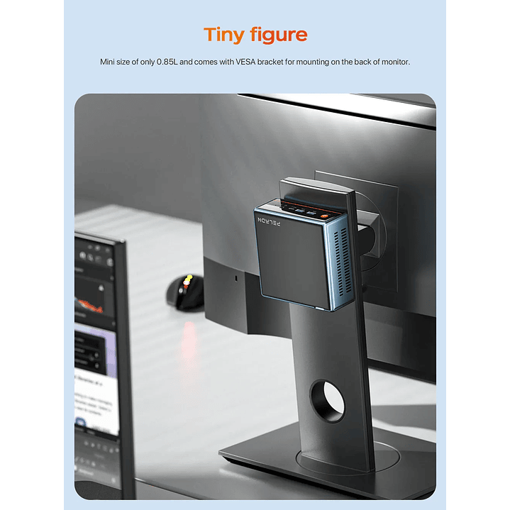 Mini PC PELADN WO4  con AMD Ryzen 7 5700U 16GB RAM DDR4 1TB SDD 5