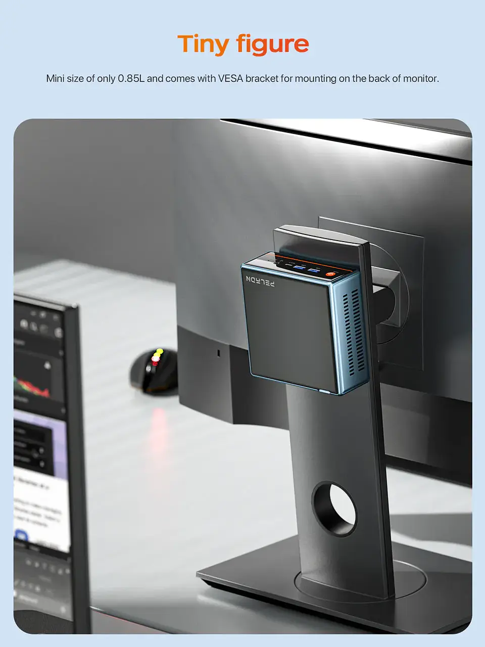 Mini PC PELADN WO4  con AMD Ryzen 7 5700U 16GB RAM DDR4 1TB SDD 5