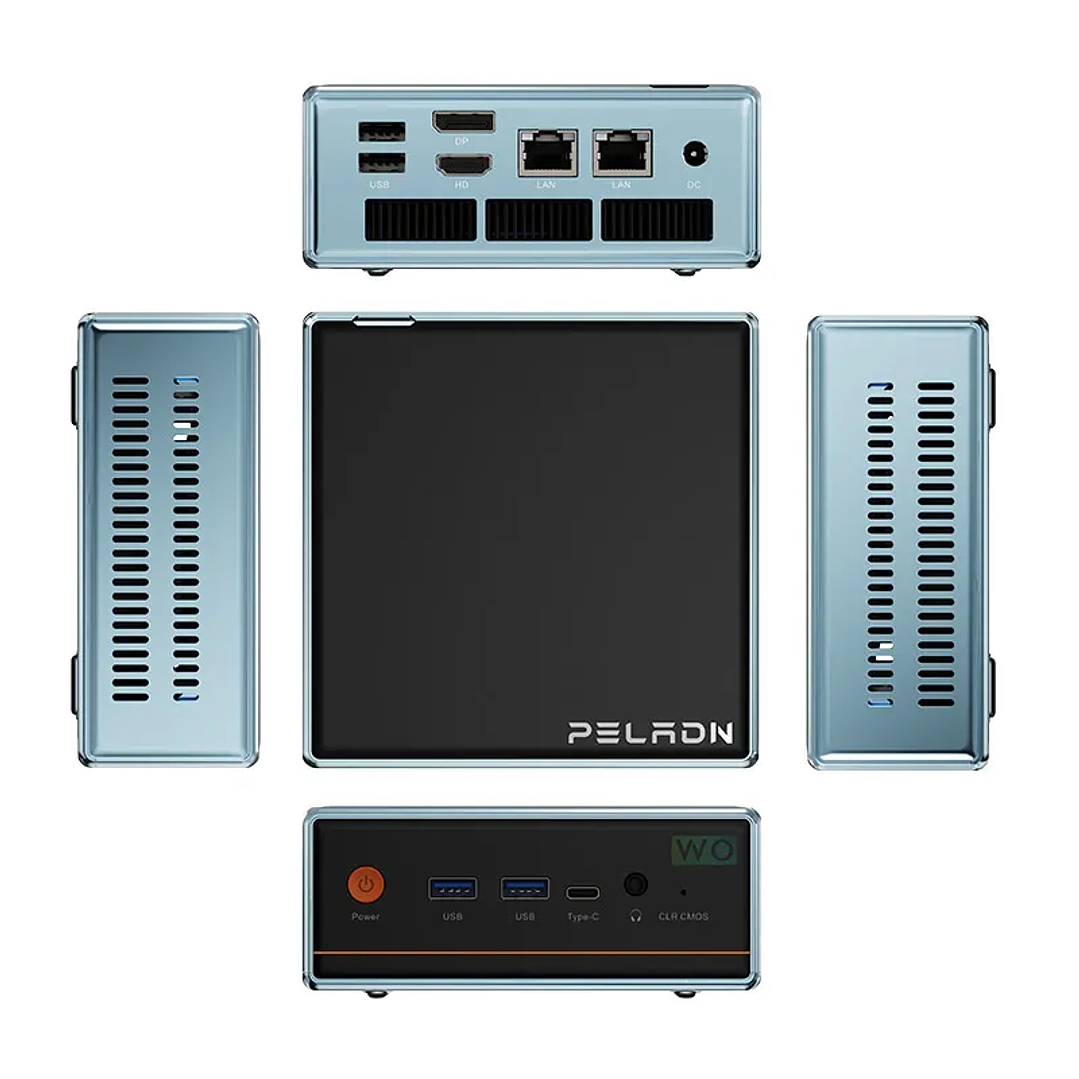 Mini PC PELADN WO4  con AMD Ryzen 7 5700U 16GB RAM DDR4 1TB SDD 11