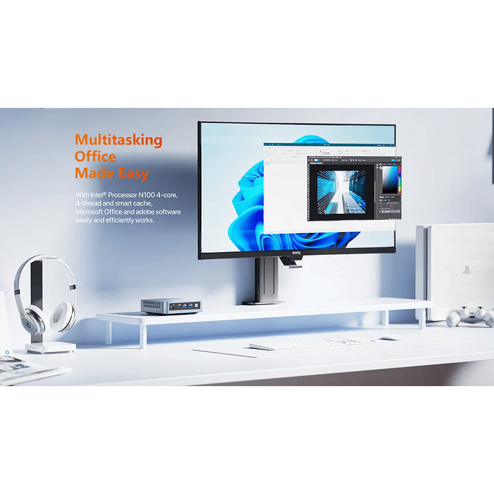 Mini PC PELADN WI-6 Intel N100 | 16GB RAM | 512GB SSD | Wi-Fi Dual | LAN Gigabit 10