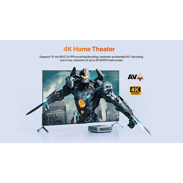 Mini PC PELADN WI-6 Intel N100 | 16GB RAM | 512GB SSD | Wi-Fi Dual | LAN Gigabit 13