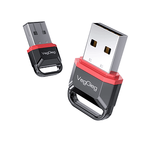 USB Bluetooth 5.0 VeggieG  | Conectividad inalámbrica para PC y laptop