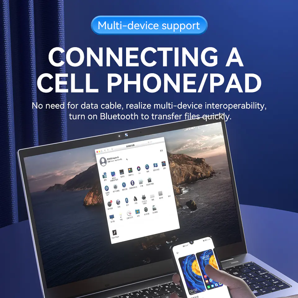 USB Bluetooth 5.0 VeggieG  | Conectividad inalámbrica para PC y laptop 5