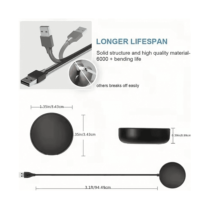 Cargador Magnético Para Samsung Galaxy Watch USB A 2