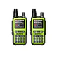 2 Radios Walkie Talkie Baofeng Mini 5r Dual Band Uhf Vhf - Verde - Vhf/uhf - Miniatura 2