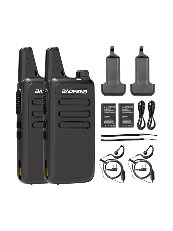 walkie talkie baofeng PMR pequeño y compacto // Camping, Deporte, Seguridad, Bodegas 1