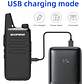 walkie talkie baofeng PMR pequeño y compacto // Camping, Deporte, Seguridad, Bodegas - Miniatura 2