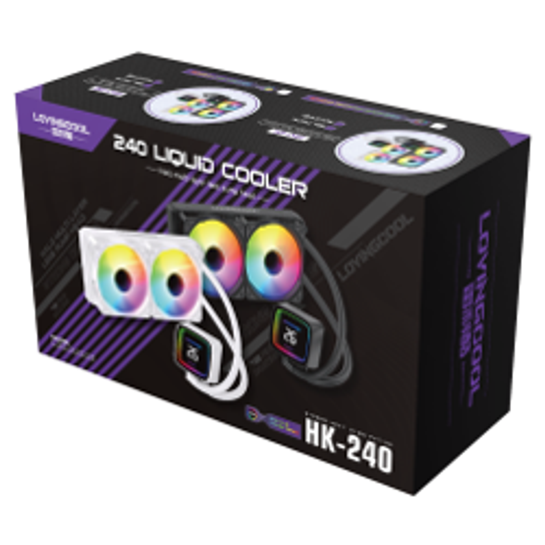 Refrigeracion Aio 240mm Con Pantalla Amd Intel Tdp 250w Negro 3