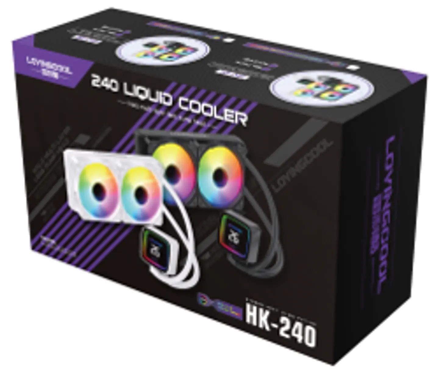 Refrigeracion Aio 240mm Con Pantalla Amd Intel Tdp 250w Negro 3