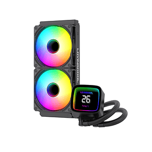 Refrigeracion Aio 240mm Con Pantalla Amd Intel Tdp 250w Negro