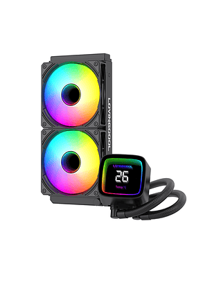 Refrigeracion Aio 240mm Con Pantalla Amd Intel Tdp 250w Negro