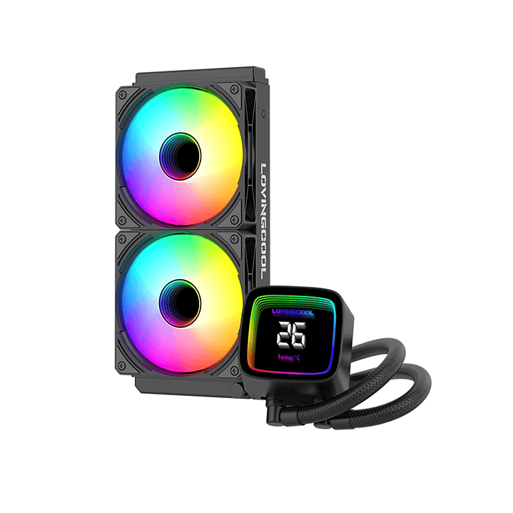 Refrigeracion Aio 240mm Con Pantalla Amd Intel Tdp 250w Negro 1