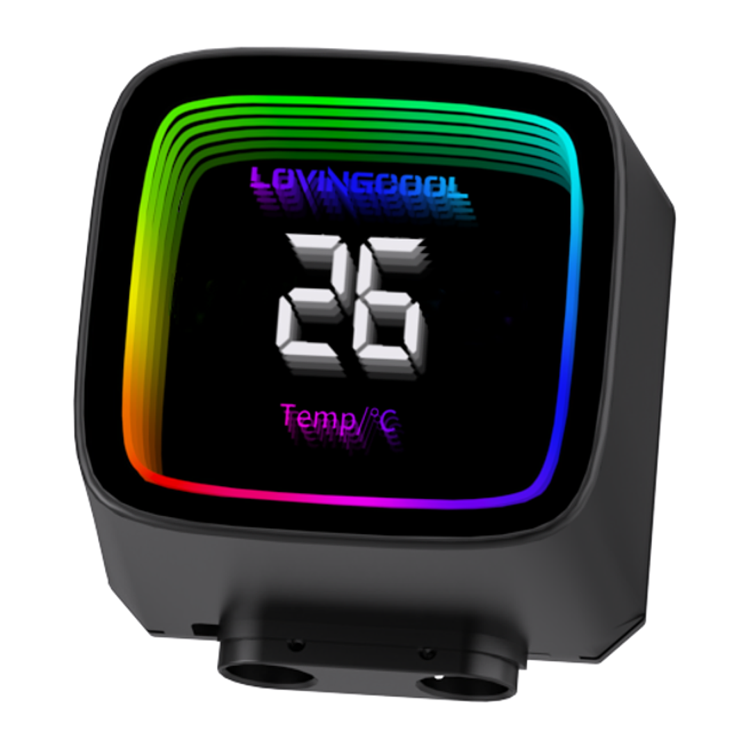 Refrigeracion Aio 240mm Con Pantalla Amd Intel Tdp 250w Negro 4