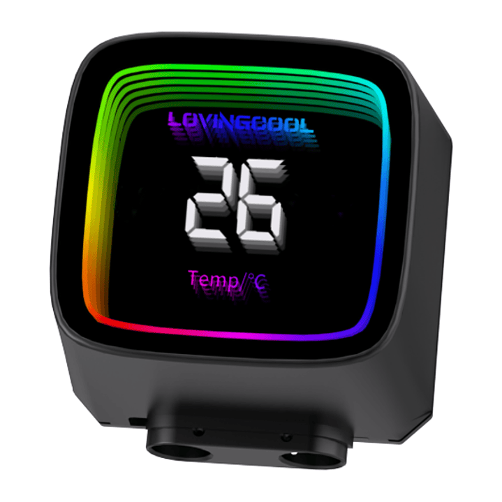 Refrigeracion Aio 240mm Con Pantalla Amd Intel Tdp 250w Negro 4