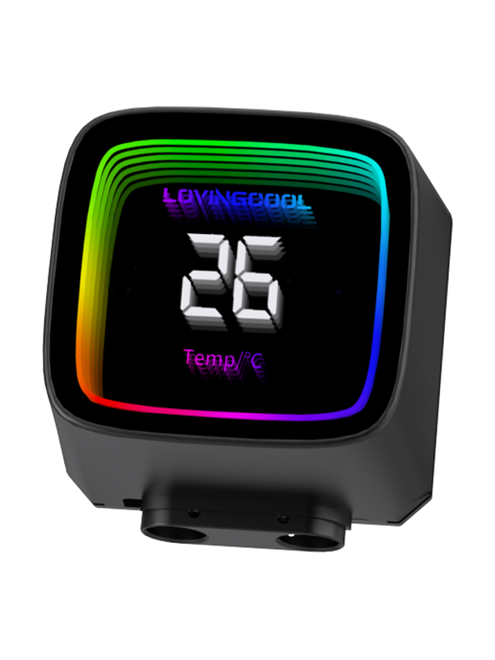 Refrigeracion Aio 240mm Con Pantalla Amd Intel Tdp 250w Negro 4