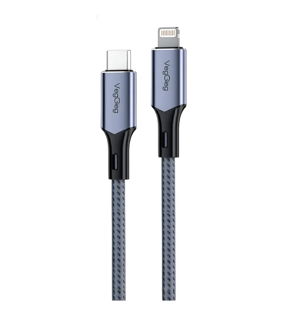 Cable Veggieg De Carga Rápida Usb-c A Lightning Para iPhone 1