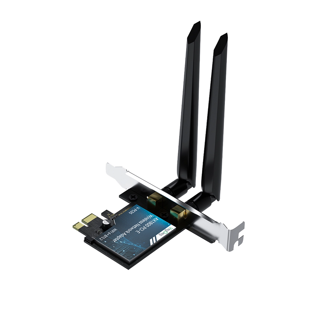 Tarjeta De Red Inalámbrica Wifi 6 + Bluetooth 5.2 Pc Veggieg 1