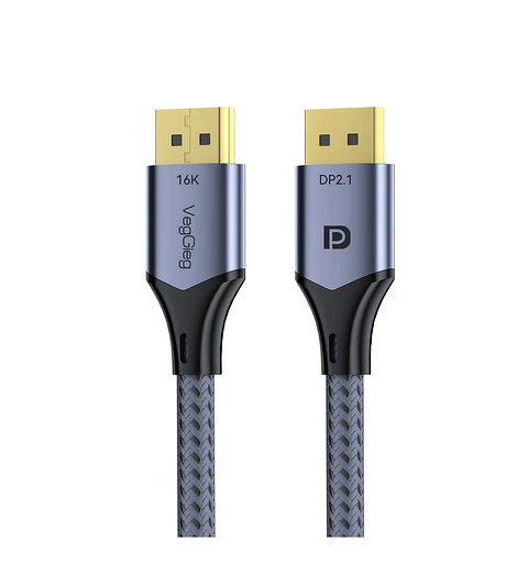 Cable Displayport Dp 2.1 16k 8k 4k 144hz/165hz/240hz  Veggieg reforzado trenzado HDR ARC