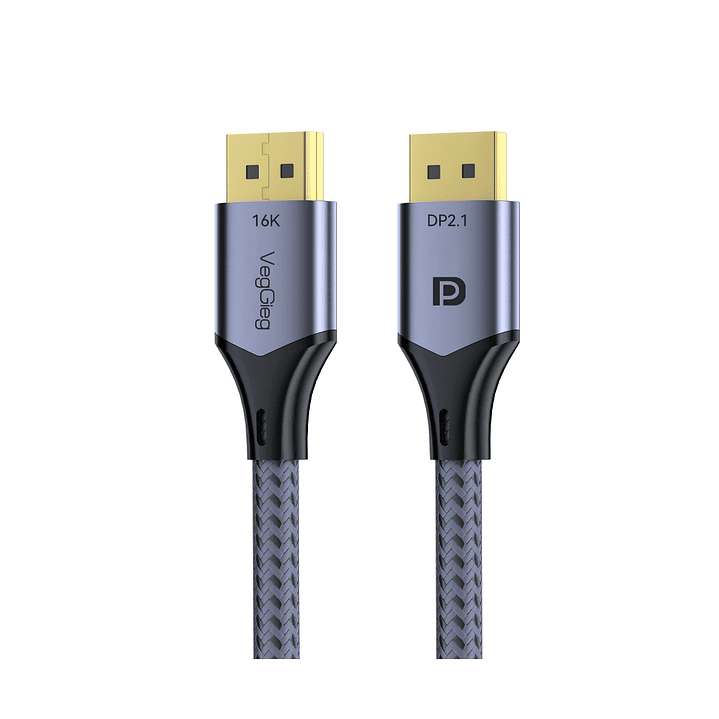 Cable Displayport Dp 2.1 16k 8k 4k 144hz/165hz/240hz  Veggieg reforzado trenzado HDR ARC 1