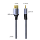 Cable Displayport Dp 2.1 16k 8k 4k 144hz/165hz/240hz  Veggieg reforzado trenzado HDR ARC - Miniatura 9
