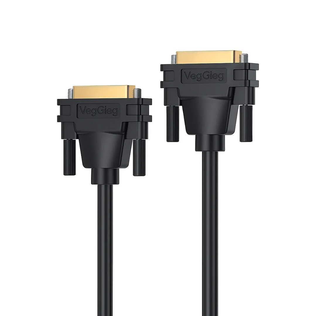 Cable Dvi 24 + 1 Macho Macho Veggieg Conector Dorado Refozado certificado  1