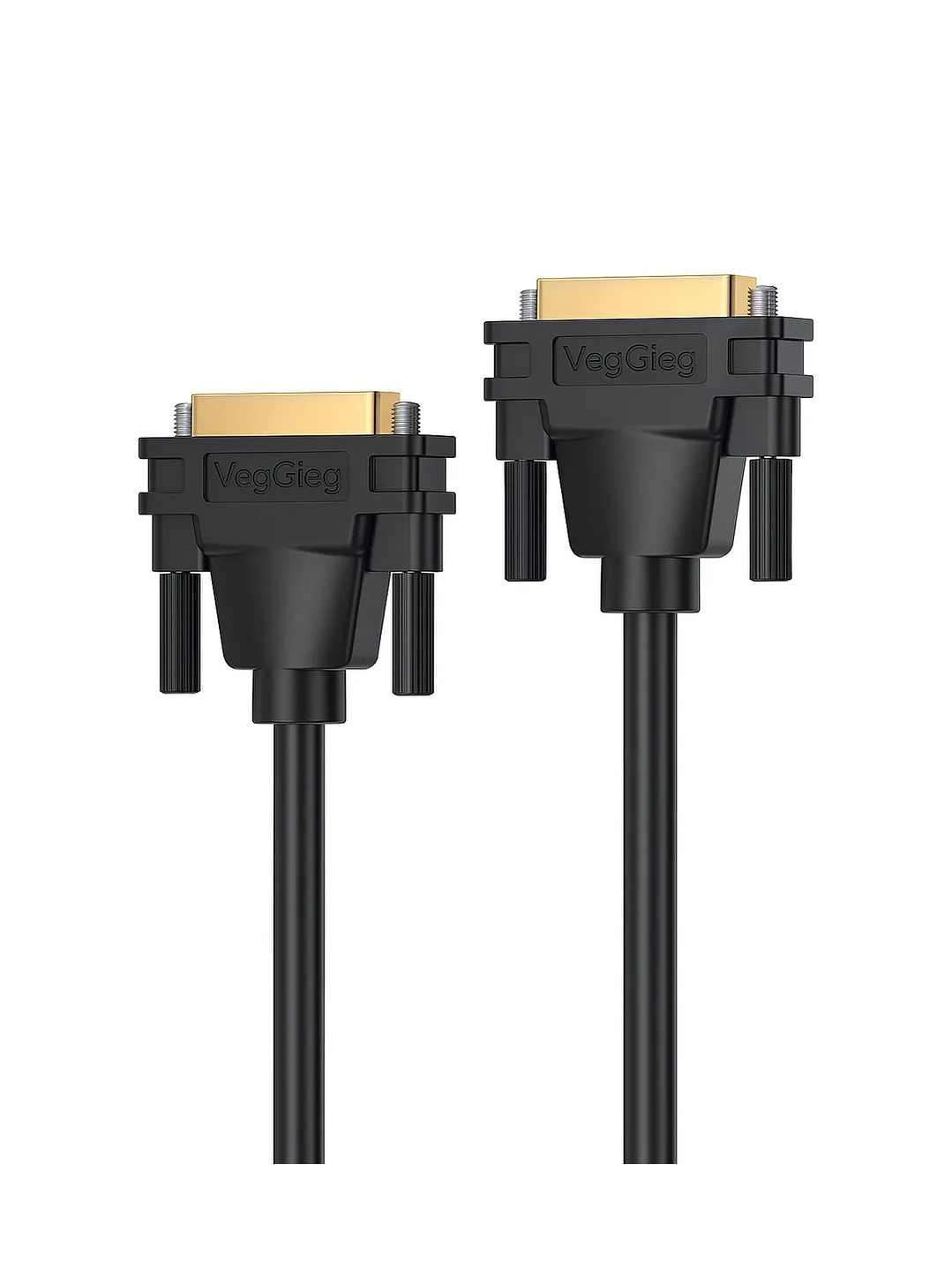 Cable Dvi 24 + 1 Macho Macho Veggieg Conector Dorado Refozado certificado  1
