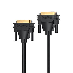 Cable Dvi 24 + 1 Macho Macho Veggieg Conector Dorado Refozado certificado 
