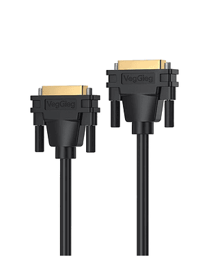 Cable Dvi 24 + 1 Macho Macho Veggieg Conector Dorado Refozado certificado 