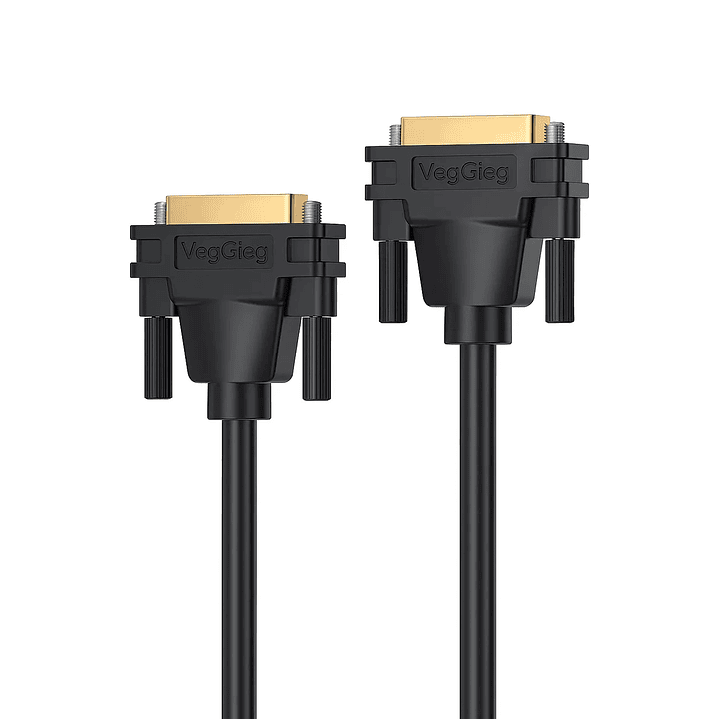 Cable Dvi 24 + 1 Macho Macho Veggieg Conector Dorado Refozado certificado  1