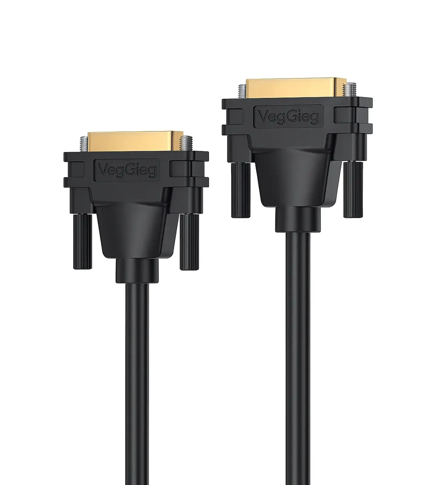 Cable Dvi 24 + 1 Macho Macho Veggieg Conector Dorado Refozado certificado  1