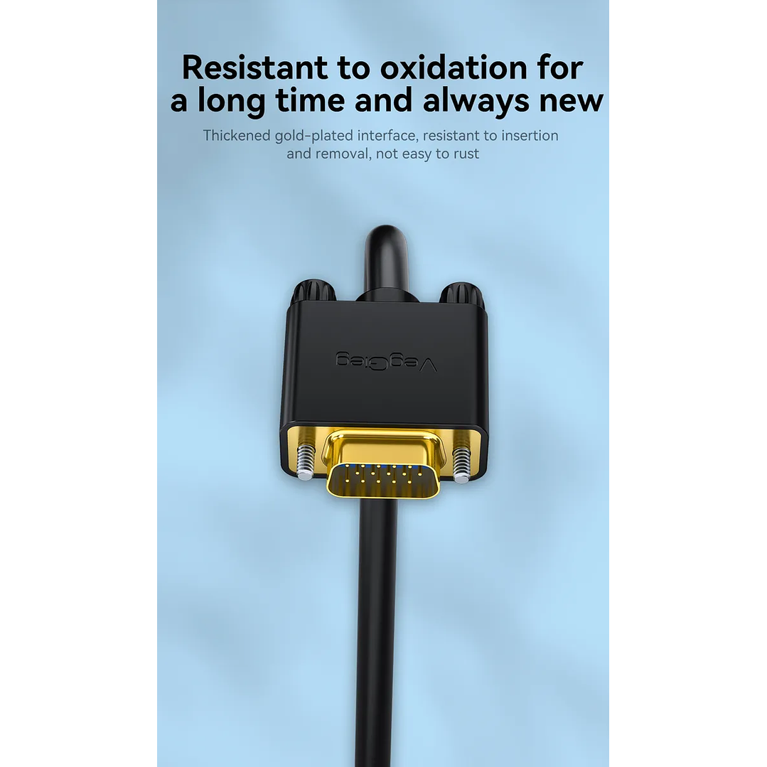 Cable Dvi 24 + 1 Macho Macho Veggieg Conector Dorado Refozado certificado  2